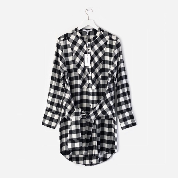 10 Crosby Derek Lam Dresses & Skirts - nwt  10 crosby derek lam tie waist flannel dress